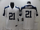 Nike Cowboys 21 Ezekiel Elliott White Vapor Untouchable Limited Jersey,baseball caps,new era cap wholesale,wholesale hats